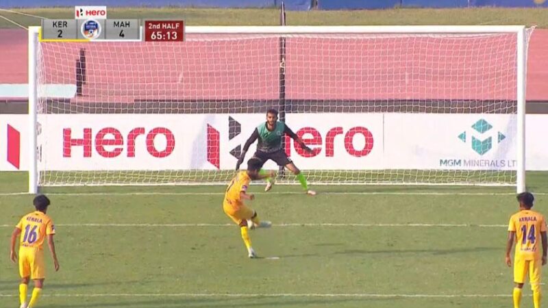 സന്തോഷ് ട്രോഫി: മഹാരാഷ്ട്രക്കെതിരെ വിജയ സമനിലയുമായി കേരളം. (4-4)